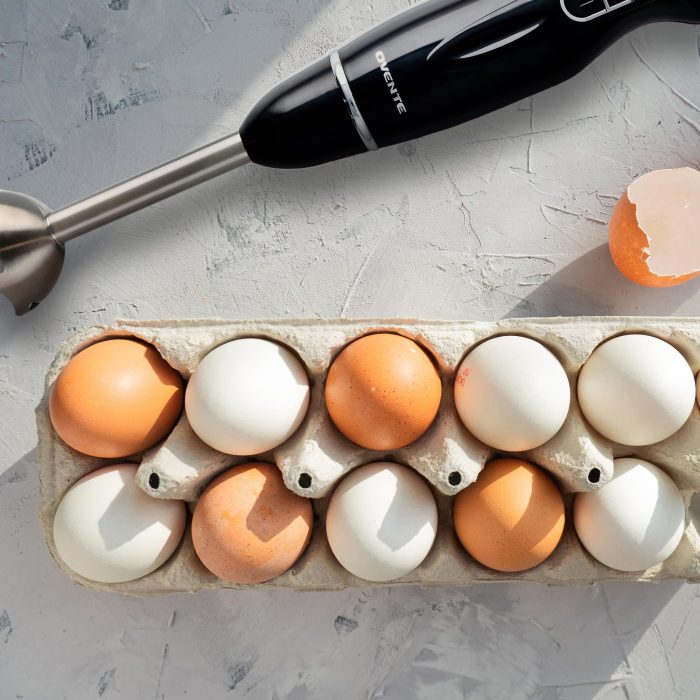 OVENTE Immersion Hand Blender, 300W Electric Handheld Portable Stick Mixer with 2 Mixing Speed and Stainless Steel Blades for Effortless Blending Smoothies, Shakes, Puree or Baby Food, Black HS560B - Image 2