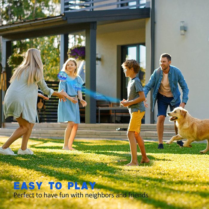 AMERFIST 2025 Flying Orb Ball Toy,Cosmic Globe Boomerang Hover Ball Galactic Fidget Spinner, Hand Drone Orbit, Cool Toys Gift for 6 7 8 9 10+ Year Old Boys Girls Teens Outdoor Toys(Blue) - Image 3