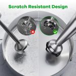 Immersion Blender Handheld Corded Hand Blenders Set 1100W, Trigger Variable Speed 5 in 1 Stick Emulsifier with Chopper, Whisk and Frother for Soup, Baby Food and Smoothies - Image 5