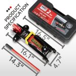 Maxority 2-Ton (4000 lbs) Hydraulic Trolley Garage Service/Floor Jack with Blow Mold Carrying Storage Case for sedans and Pickup Trucks Home and Workshop Vehicle Maintenance - Image 2