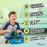 Flybar My First Foam Pogo Jumper for Kids Fun and Safe Pogo Stick, Durable Foam and Bungee Jumper for Ages 3 and up Toddler Toys, Supports up to 250lbs (Blue) - Image 5