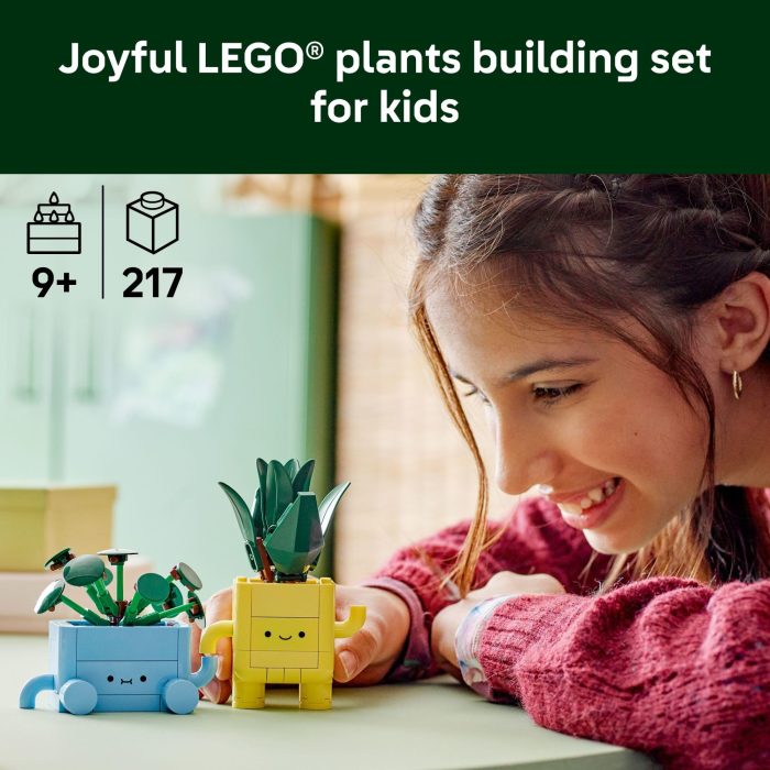 LEGO Botanicals Happy Plants Building Toys - Bedroom or Dorm Room Decor for Girls, Boys, & Adults, Desk or Shelf Display - Stocking Stuffers & Gift for Christmas - 10349 - Image 7