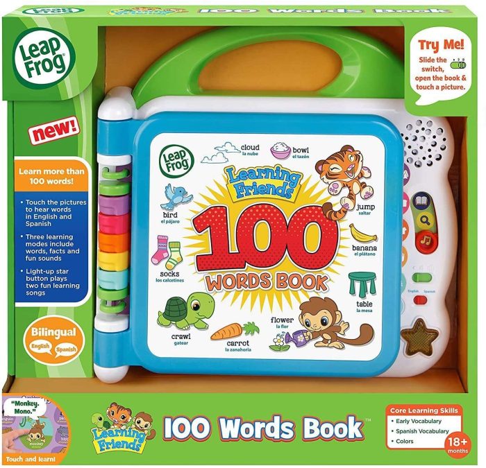 LeapFrog Learning Friends 100 Words Book, Green - Image 3