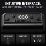 NOCO Air AL5: UltraFast 5A Cordless Tire Inflator – Portable Battery-Powered Air Compressor Pump – 17 SLPM Airflow Inflates 0–40 PSI in 7 Minutes – Digital Gauge + Auto-Shutoff - Image 4