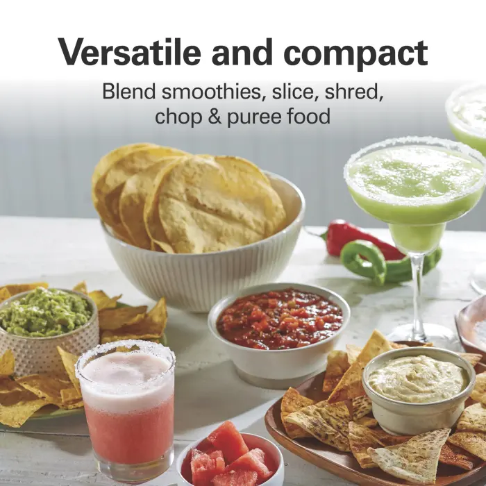 Hamilton Beach Stack & Snap 4-Cup Mini Food Processor & Vegetable Chopper, 250 Watts, for Slicing, Shredding, and Puree, Black (70510) - Image 8