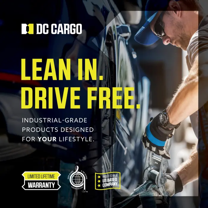 DC Cargo Mall Auto Retractable Ratchet Straps (2-Pack) 1” x 10ft, Heavy Duty, 1,209lb Break Strength – Tie Down Straps for Cargo, Truck, Trailer, Motorcycle, Boat - Image 3