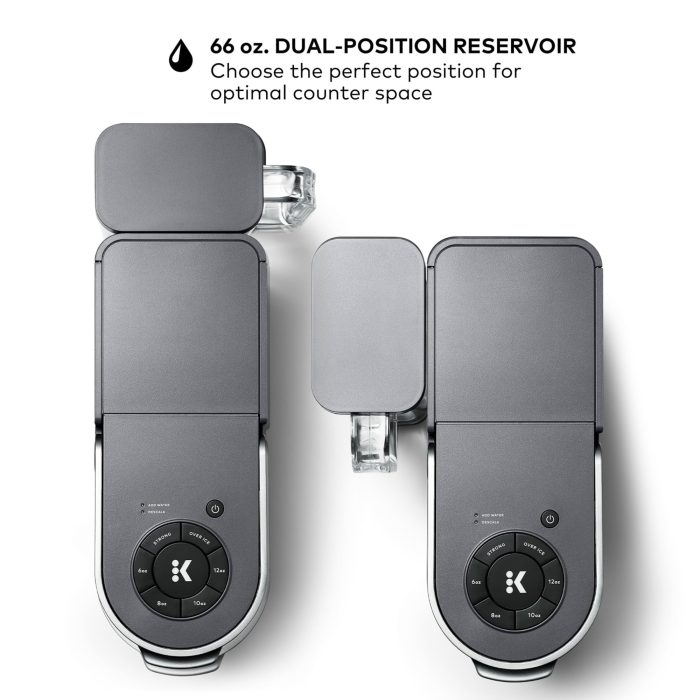 Keurig K-Supreme Single Serve K-Cup Pod Coffee Maker, MultiStream Technology, 4 Brew Sizes, 66oz Dual-Position Removable Reservoir, Gray - Image 7