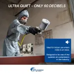 California Air Tools 8010 1.0 HP Ultra Quiet and Oil-Free Air Compressor, 8 Gallon Steel Tank, Lightweight with Wheels, 60 dBA Noise Level - Image 5