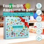 Cupkin Animal Sticker Book Activity for Kids, Toddler Airplane Travel Essentials, 500+ Habitat Stickers for Kids + 12 Scenes + 12 Coloring Book Pages, Animal Lover Gift, Childrens Crafts for Ages 2-8 - Image 2