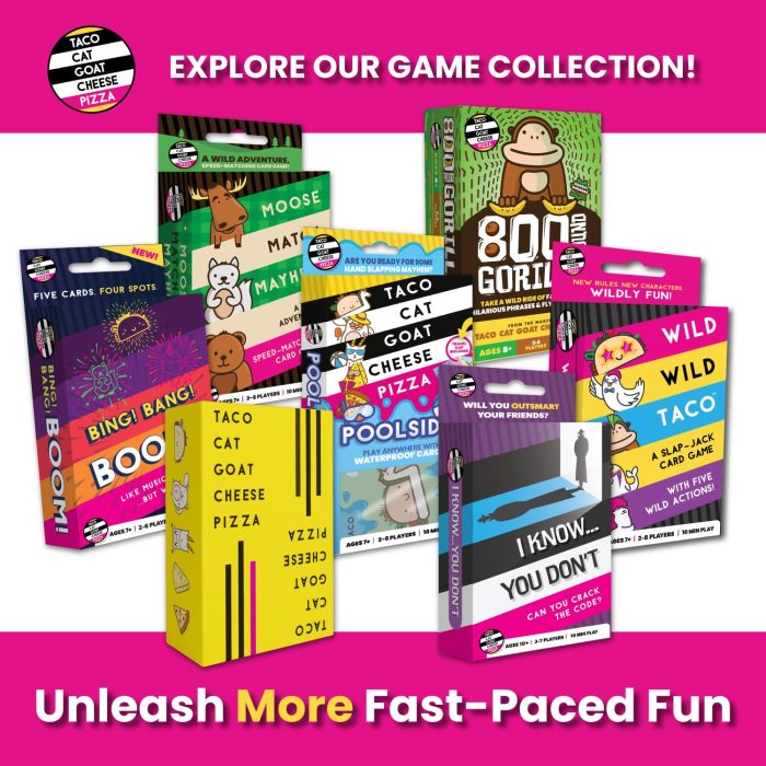 Taco Cat Goat Cheese Pizza Wildly Entertaining Card Game for Family and Group Game Night | Easy to Learn and Play with 10-15 Minute Rounds | Fun for Kids, Teens, Adults, and Families | 2-8 Players - Image 2