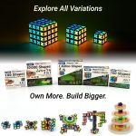 TOSY Magnet Fidget Spinner Mini - 8 Blocks, 3 in 1 Toy: Transformable Fidget Spinner, Infinity Cube, 2x2 Puzzle Cube, Christmas Stocking Stuffers Gift for Kids/Adults, STEM Sensory Stress Relief Toy - Image 2