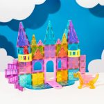 Magna-Tiles Castle DLX 48-Piece Magnetic Construction Set, The Original Magnetic Building Brand - Image 6