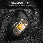 Open Ear Headphones, Bluetooth 5.4 Headphones Sports, Premium Sound with HD Mic Wireless Earbuds, 48H Playtime LED Power Display Ear Buds, IPX7 Lightweight Comfort Earphones for Running, Working - Image 4