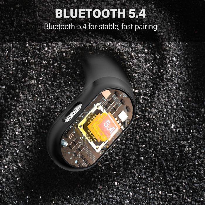 Open Ear Headphones, Bluetooth 5.4 Headphones Sports, Premium Sound with HD Mic Wireless Earbuds, 48H Playtime LED Power Display Ear Buds, IPX7 Lightweight Comfort Earphones for Running, Working - Image 4