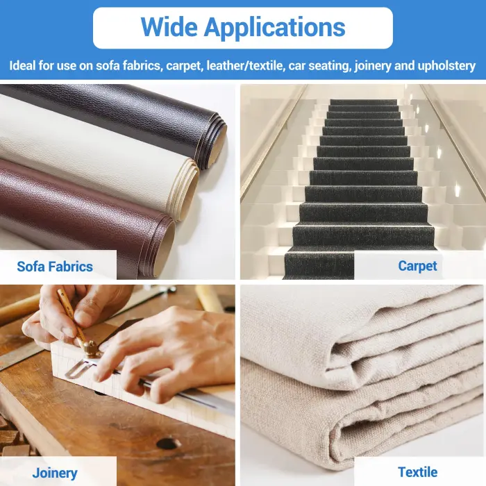 meite Staples for Staple Gun, 3/8 Inch Length Heavy Duty T-50 Staples, Galvanized, 20 Gauge 3/8" Crown, Compatible with T-50 Staple Gun, Ideal for Upholstery, Construction, Furniture (1,512 Counts) - Image 2