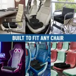 Everlasting Comfort Doctor Recommended Memory Foam Seat Cushion for Office Chairs & Car - Ergonomic Office Desk Accessories - Cushions for Tailbone Pain Relief, Sciatica (Black, Large) - Image 5