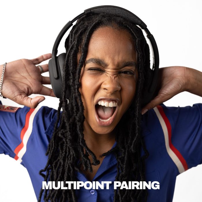 Skullcandy Crusher ANC 2 Wireless Over-Ear Bluetooth Headphones with Extra USB-C Charging Cable, Multi-Sensory Bass, Active Noise Cancelling, 60 Hours Battery, Microphone iPhone Android - True Black - Image 6