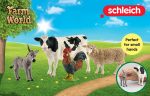 Schleich FARM WORLD - 4 PC Starter Barnyard Animal Set - Includes Cow, Sheep, Rooster and Sheep Figurines - Farm Animal Toys for Kids 3+ | 42385 - Image 7