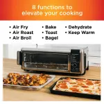 Ninja Digital Air Fry Countertop Oven, 8-in-1 Functionality, 1800W, Flip-Up Design, XL Capacity, Air Fry Basket, Wire Rack & Crumb Tray, Silver, SP101 - Image 13