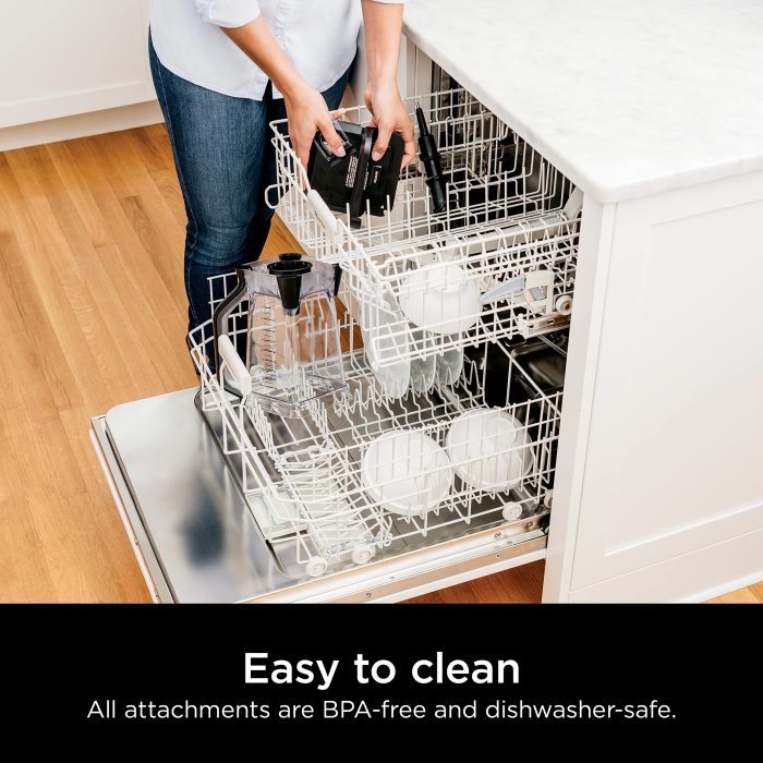 Ninja Professional Blender 1000W, Total Crushing Technology- Smoothies, Ice Crushing & Frozen Fruit, Full-Size Countertop Blender, 72-oz. Pitcher, Black & Grey, BL610 - Image 5