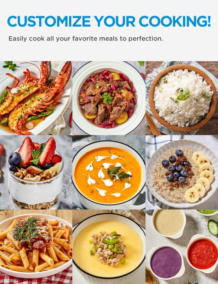 Midea 12-in-1 Electric Pressure Cooker, 8 Quarts, 12 Presets, Multi-Functional Programmable Slow Cooker, Rice Cooker, Steamer, Sauté Pan, Yogurt Maker, and More, Stainless Steel - Image 6