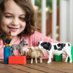 Schleich FARM WORLD - 4 PC Starter Barnyard Animal Set - Includes Cow, Sheep, Rooster and Sheep Figurines - Farm Animal Toys for Kids 3+ | 42385 - Image 10