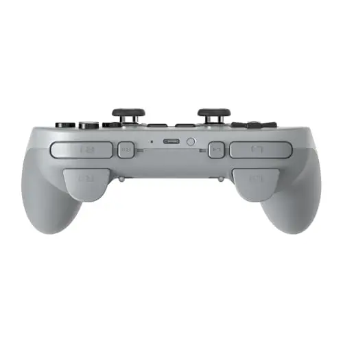 8BitDo Pro 3 Bluetooth Controller for Switch/Switch 2 – TMR Joysticks, Swappable ABXY Buttons, Pro Back Buttons, Charging Dock, Hall Effect Triggers, for Windows, Apple, SteamOS, Android - Gray - Image 10