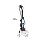 Amazon Basics Upright Bagless Vacuum Cleaner for Carpet and Hard Floors, With Crevice and Upholstery Tools, Detachable Handle, Lightweight (8.4 lbs), 1.7L Dust Cup, 720W, 25ft Cord, Black/White - Image 4