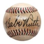 Babe Ruth New York Yankees Replica Baseball w/Circa 1930s Facsimile Autograph - Autographed Baseballs