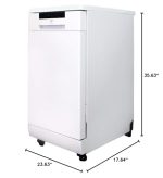 SPT SD-9263W 18″ Energy Star Portable Dishwasher – White - Image 2
