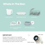 COMFEE' Portable Mini Dishwasher Countertop with 5L Built-in Water Tank for Apartments& RVs, No Hookup Needed, 6 Programs, 360° Dual Spray, 162℉ High-Temp& Air-Dry Function - Image 4