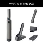 Shark WV201 WANDVAC Handheld Vacuum, Lightweight at 1.4 Pounds with Powerful Suction, Charging Dock, Single Touch Empty and Detachable Dust Cup,Graphite, Slate - Image 3