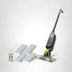 Shark VACMOP Cordless Hard Floor Cleaner, Vacuum and Spray Mop, Powerful Suction, Lightweight, LED Headlights, Includes 4 Disposable Pads, 12oz Multi-Surface Cleaning Solution, Gray, VM252 - Image 2