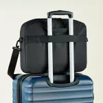 Amazon Basics Laptop Carrying Case with Shoulder Strap and Handle, Large Capacity, 15.6 in, Black - Image 3