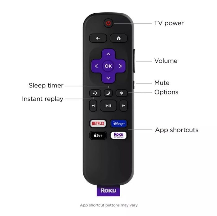 Roku 50" Select Series 4K HDR Smart TV TV Remote, 60Hz, HLG, HDR10+, Google Assistant & Amazon Alexa Compatible - 50R4C4 (Renewed) - Image 4