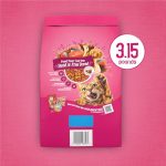 Purina Friskies Gravy Swirlers With Flavors of Chicken, Salmon and Gravy Dry Cat Food - 3.15 lb. Bag - Image 3