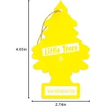 LITTLE TREES Car Air Freshener | Hanging Paper Tree for Home or Car | Vanillaroma | 3 Pack - Image 2