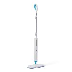 Amazon Basics Steam Mop for Hard Floor Cleaning with 20-Foot Cord, 3 Washable Pads, White