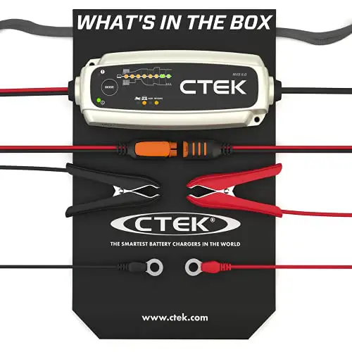CTEK - 40-206 MXS 5.0 Fully Automatic 4.3 amp Battery Charger and Maintainer 12V - Image 8