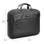 Amazon Basics Laptop Carrying Case with Shoulder Strap and Handle, Large Capacity, 15.6 in, Black - Image 4