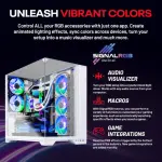 Skytech Gaming O11 Vision Gaming PC, AMD Ryzen 7 9800X3D 4.7GHz, NVIDIA RTX 5090 32GB, X870 Board, 2TB Gen4 NVMe SSD, 32GB DDR5 RAM 6000, 1000W Gold ATX 3 PSU, 360 ARGB AIO, Wi-Fi, Win 11, Desktop - Image 9