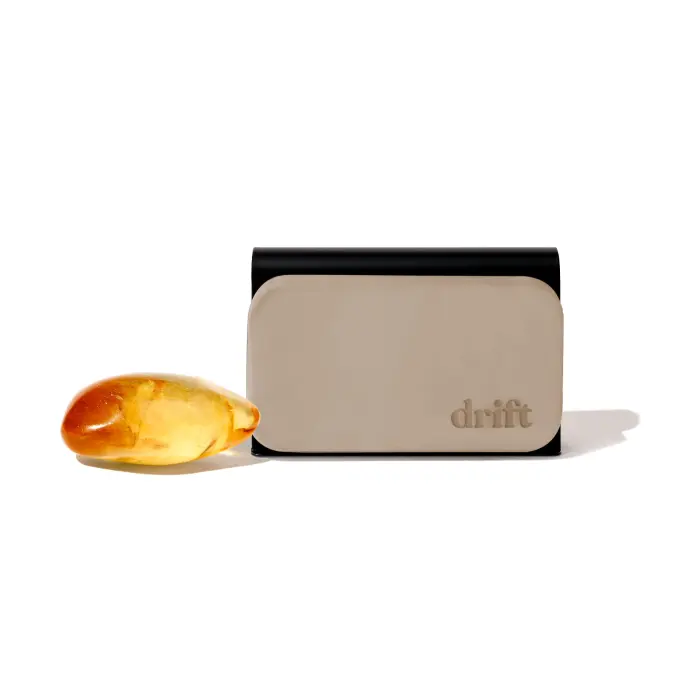 514+IO8zXBL Drift Car Air Freshener - Stone Air Freshener Car Odor Eliminator - Long Lasting Scent - Auto Accessories - Metal Clip - Essential Oils - Clean Ingredients - Amber Scent Starter Kit - Image 1