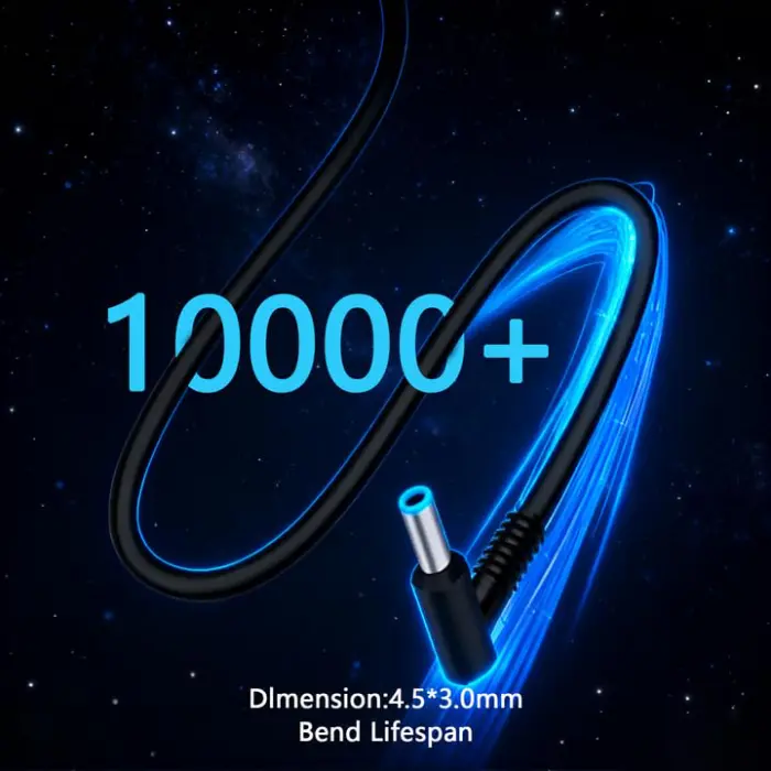 UCW 65W 45W 9FT 4.5*3.0mm Laptop Charger Replacement for HP Smart Blue Tip Computer Charger Compatible with Pavilion x360 14 15 17, Envy, Spectre, Elitebook, ProBook, Chromebook and More Power Adapter - Image 7