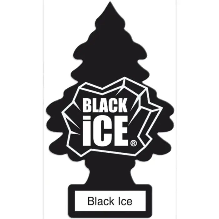 Little Trees Car Air Freshener | Hanging Paper Tree for Home or Car | Black Ice | 3 Pack - Image 5