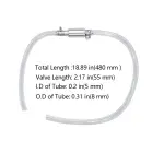 vbaxy Brake Bleeder Hose- One Way Check Valve Tube Bleeding Tool Kit for Motorcycle Clutch - Image 3