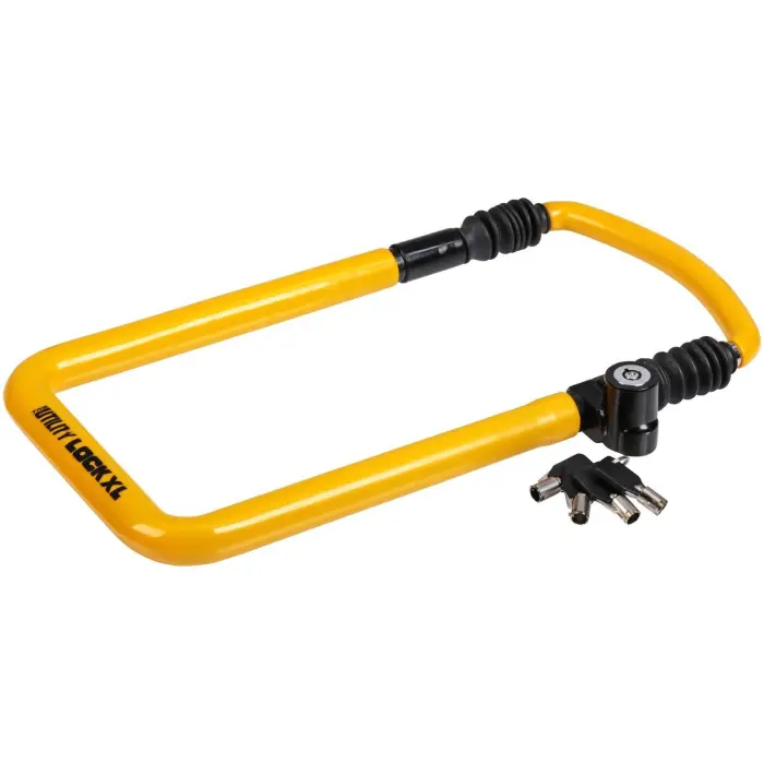 Winner International The Club UTL800 Utility Lock, 13.25"-20.25", Yellow - Image 1