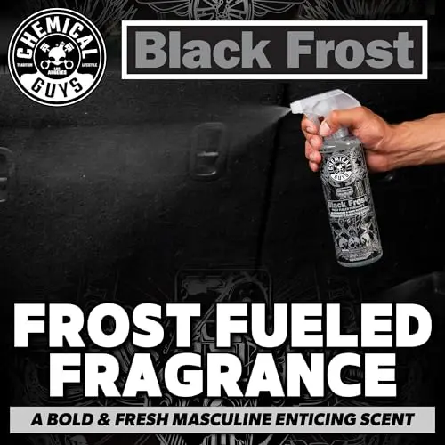 Chemical Guys Black Frost Air Premium Car Air Freshener Spray & Odor Eliminator - Crisp Masculine Scent Spray for Trucks, SUVs, RVs, and Motorcycles - Use in Home, Office, or Garage, 16 oz Bottle - Image 7