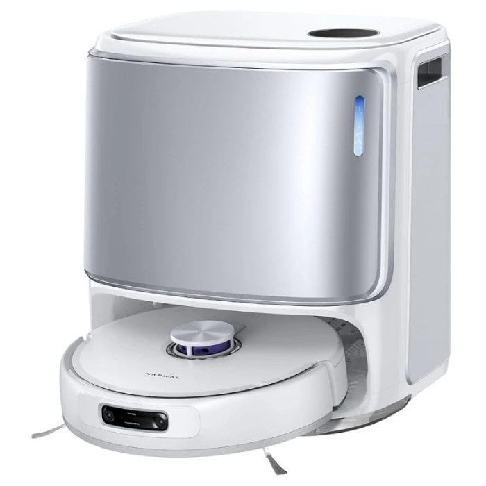 NARWAL Freo Z10 Ultra Robot Vacuum and Mop Combo, Dual RGB Cameras and Chips, AI Avoidance, 8N Corner to Edge Deep Cleaning, Dry-Wet Separation, 18000Pa, Hot Water Wash & Self-Emptying, Gray (Renewed) - Image 7