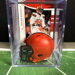 Cleveland Browns NFL Helmet Shadowbox w/Myles Garrett card