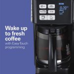 Hamilton-Beach FlexBrew Trio Coffee Maker, Single Serve or Full Pot, Compatible with Pod Coffee Makers, Programmable Timer, Bold & Regular Brew, Easy Cleaning Coffee Machine (Renewed) - Image 6